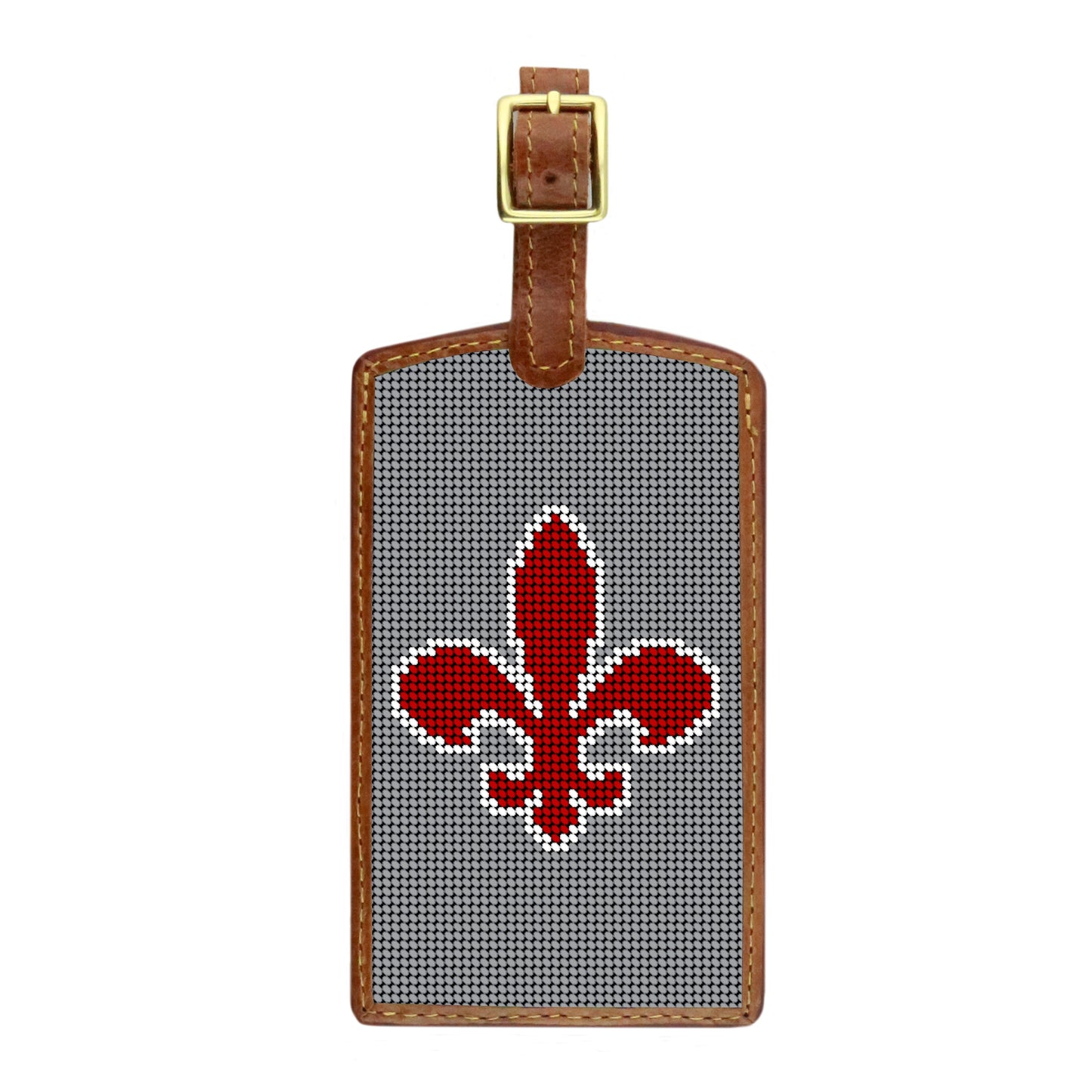 Needlepoint Luggage Tag