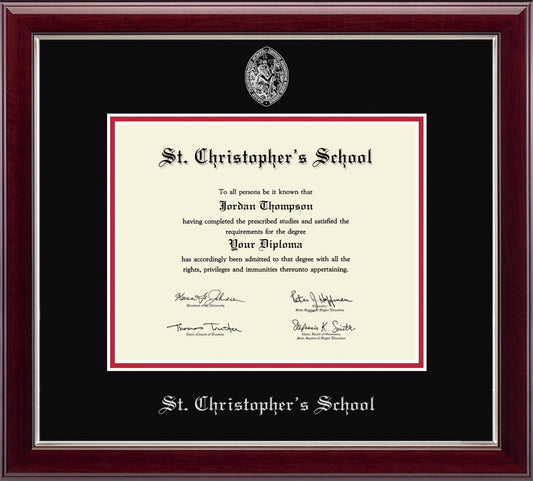 Diploma Frame in Gallery Silver
